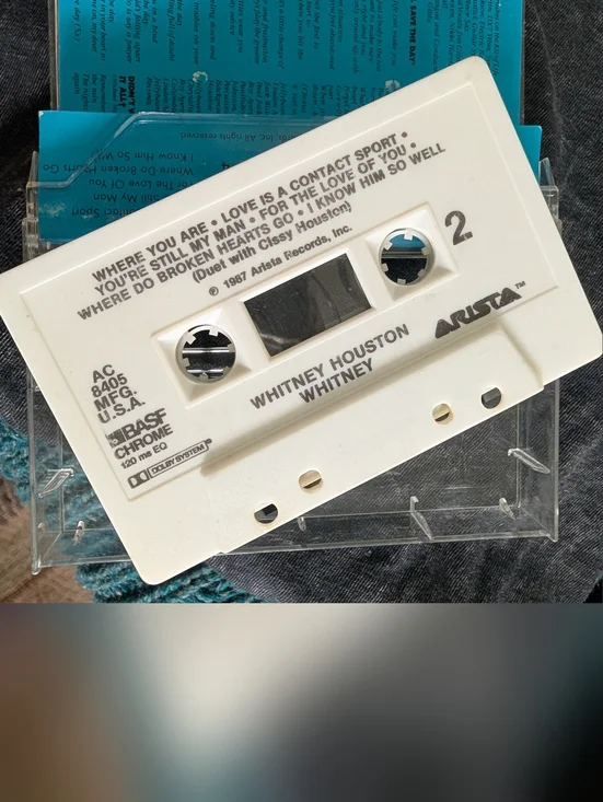 Whitney Houston 1987 Whitney Cassette Tape Excellent Vintage - Picture 4 of 6